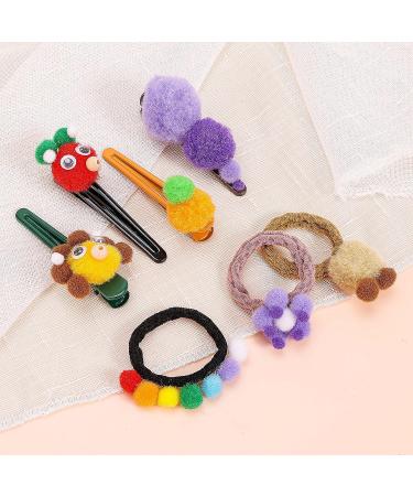 Caydo 500 Pieces 1cm Black Pom Poms - Mini Craft DIY Art Balls for Kids Creative Projects - Buy Online on GoSupps.com