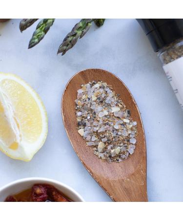 Redmond Real Sea Salt - Natural Unrefined Organic Gluten Free Coarse Salt with Coarse Grinder (Lemon Pepper) - Buy Online on GoSupps.com