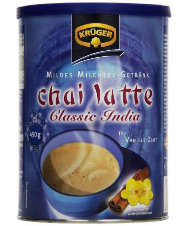 KR GER Chai Latte Classic India Type Vanilla Cinnamon pack of 6 (6 x 450g)