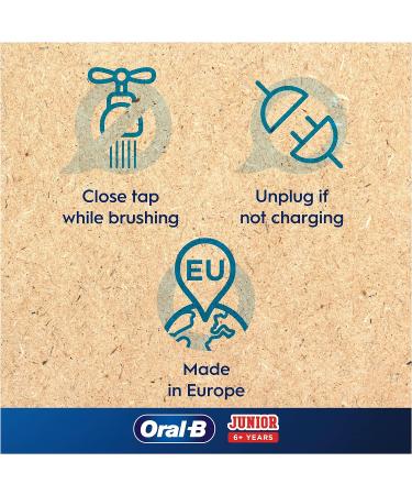 Oral-B Junior Electric Toothbrush - Green, Pack of 1 - Buy Online on GoSupps.com