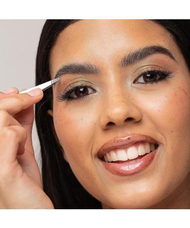 Tweezerman Slant Tweezer - Classic Stainless Steel - 0.8 oz - Buy Online on GoSupps.com