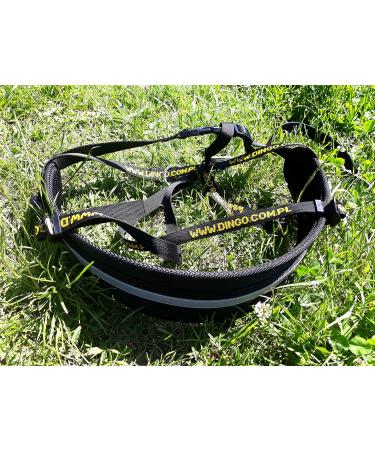 DINGO Canicross Belt 4-in-1 | Universal Adjustable Hands-Free Dog Walking Belt | Reflective Multifunctional | Running Sports Jogging Training | Black Waist Belt (12780-2) - Buy Online on GoSupps.com