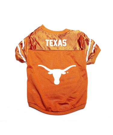 Pet Goods NCAA Texas Longhorns Collegiate Pet Jersey, Medium, Orange