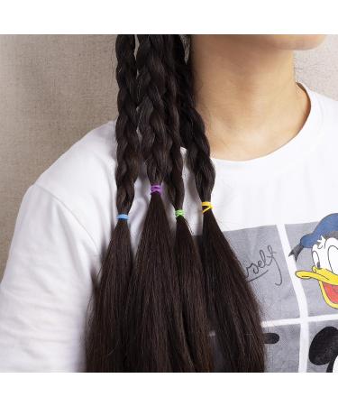 Mr. Pen Hair Rubber Bands 2400 Pack Assorted Color - Elastic Hair Ties for Baby Girls and Hair Styling - Colorful Mini Hair Bands - Buy Online on GoSupps.com