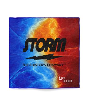 Logo Infusion - Dye-Sublimated Microfiber Bowling Towel - One Sided Print - Storm Colorful Style DSMTST2 - Buy Online on GoSupps.com