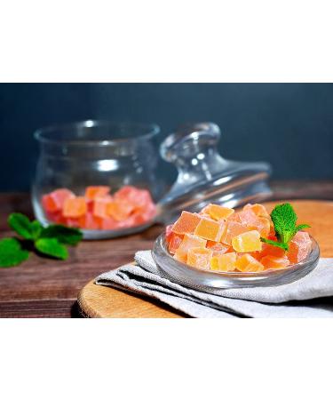 Dried Diced Papaya 1lb - Kosher, Vegan, Unsulfured | Sweetened Papaya Chunks for Culinary & Baking | Bulk - Buy Online on GoSupps.com