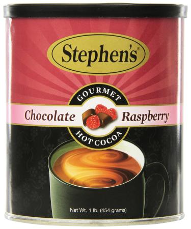 Stephen's Gourmet Hot Cocoa, Chocolate Raspberry, 16 Ounce Chocolate Raspberry 1 Pound (Pack of 1)