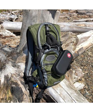 CozmicDriftr EpiPen Carrying Case - Water Resistant Medical Travel Organizer for 2 Epipens, Auvi-Q, Eye Drops, Nasal Sprays | Durable Allergy Supply Holder in Black - Buy Online on GoSupps.com