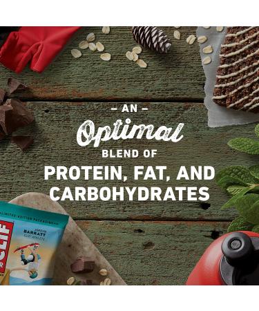CLIF BARS - Energy Bars - Cool Mint Chocolate - With Caffeine - Made with Organic Oats - Plant Based Food - Vegetarian - Kosher (2.4 Ounce Protein Bars, 24 Count) Packaging May Vary - Buy Online on GoSupps.com