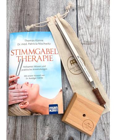 Sonic Energy Therapy Tuning Fork Set Earth - 136.10 Hz OM Tuning Fork Stand & Guide Book for Tuning Fork Therapy - Buy Online on GoSupps.com
