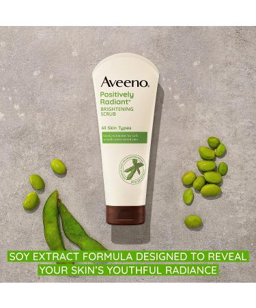 Aveeno Positively Radiant Exfoliating Daily Facial Scrub with Soy Extract - 5 oz - Buy Online on GoSupps.com