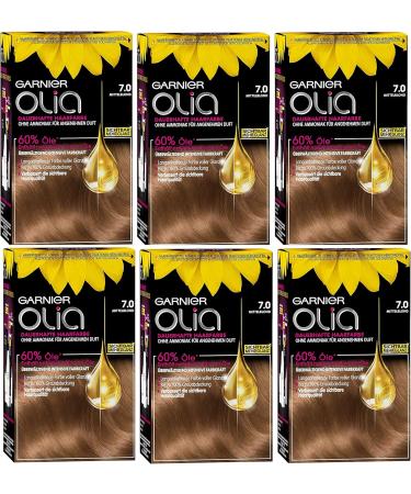 Olia Permanent Hair Color 7.0 - Ammonia-Free Blonde Hair Dye for International Shipping - Buy Online on GoSupps.com