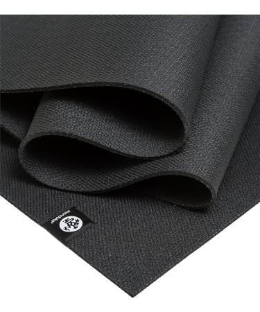 Manduka X Yoga Mat - Non-Slip, 5mm Thick Cushion for Joint Support, Easy to Carry - 71 Inch (180cm) Black - Men and Women - Buy Online on GoSupps.com