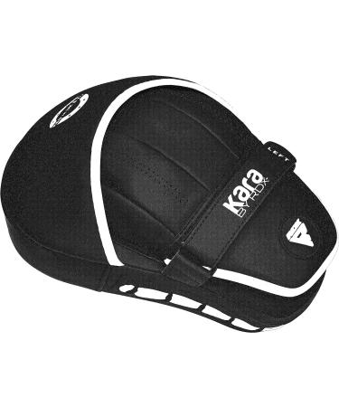 RDX Maya Hide Leather Boxing Pads and Gloves Set - White 14oz | Curved Focus Mitts for MMA, Muay Thai, Kickboxing | Coaching and Martial Arts Punching Hand Target Strike Shield - Buy Online on GoSupps.com