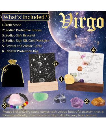 Hihealer Zodiac Gifts for Women | Unique Spiritual & Horoscope Gifts with Birthstone | Astrology Gifts for Virgo - Buy Online on GoSupps.com