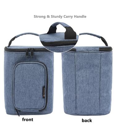 PACMAXI Water Flosser Carrying Bag - Portable Storage for Travel & Camping | Dark Blue Waterpik Accessories Bag - Buy Online on GoSupps.com