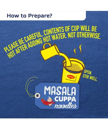 Maggi Cuppa Mania Yo Masala Cup Noodles  70g - Buy Online on GoSupps.com