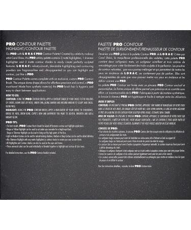 LORAC PRO Contour Palette & Brush Set | Sculpting Powders & Highlighter Kit | Compact Mirror Included - Buy Online on GoSupps.com