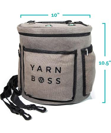 Yarn Boss Yarn Bag - Organize Your Knitting Supplies on the Go - Yarn Storage for Multiple Projects - Keep Yarn Clean and Tangle-Free - Knitting & Crochet Yarn Holder - Buy Online on GoSupps.com