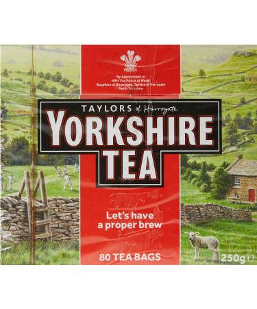YORKSHIRE black tea 80 Sachets - 1 unit
