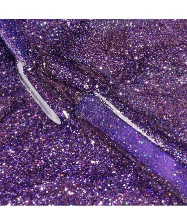 Buy Bluesky Dazzling Platinum Gel Trio Set - Purple & Gold Glitter 10ml | UV/LED Nail Art Gel | International Shipping Available - Buy Online on GoSupps.com