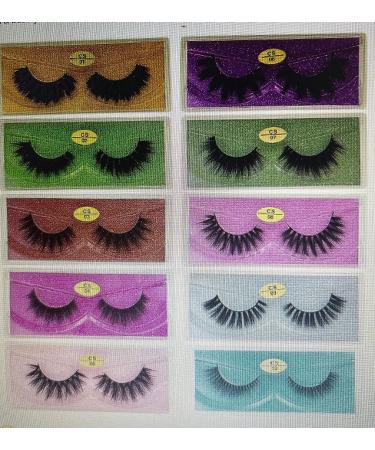 Mink 3D False Eyelashes - CS-06 | Luxurious, Natural-Looking Lashes - Buy Online on GoSupps.com