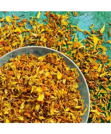 Edible 'Harvest Mix' of Yellow and Orange Marigold Dried Flower Petals - 25g - Food Grade - Culinary - Cake - Bake - Decoration (229) - Buy Online on GoSupps.com