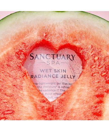 Sanctuary Spa Wet Skin Radiance Jelly - Fast Absorbing Body Moisturizer Watermelon Scent 200ml | Suitable for All Skin Types - Buy Online on GoSupps.com