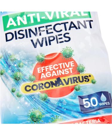 Hygienics 50-Ct Cleansing & Disinfectant Wipes | Multi-Purpose Surface Cleaner - Buy Online on GoSupps.com