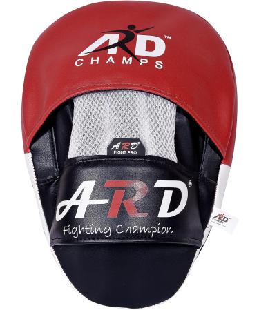 ARD Boxing Focus Target Mitts | Red Hook & Jab Punching Pads for MMA Thai Strike Kick Shield Training - Buy Online on GoSupps.com