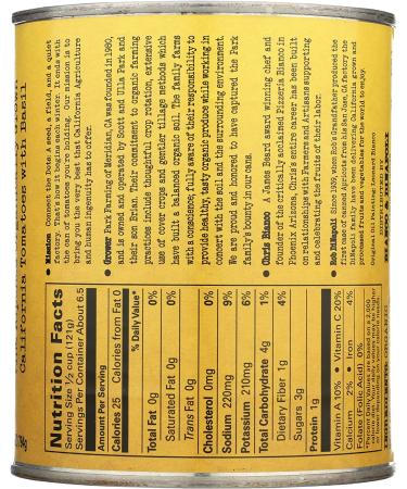 Organic Bianco DiNapoli Whole Peeled Tomatoes 28 oz - Premium Quality Ingredients - Buy Online on GoSupps.com