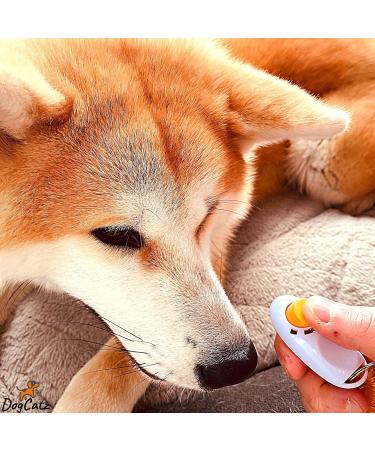 DogCatz Dog Puppy Teardrop Clicker Training Train Your Pet Dogs and Cats in Obedience (Pink) - Buy Online on GoSupps.com