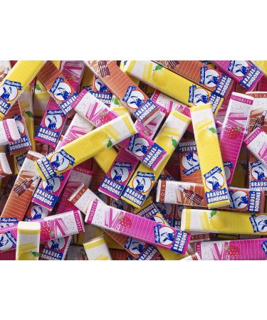 Shop Ahoj-Brause Bonbon Rods - 3 Flavors (Lemon Cola Raspberry) - 69g Pack | International Shipping Available - Buy Online on GoSupps.com