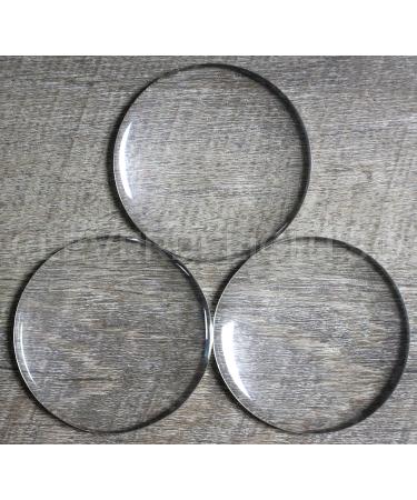2.5 Round Glass Cabochons - 5 Pack | CleverDelights Glass Cabochons - Buy Online on GoSupps.com