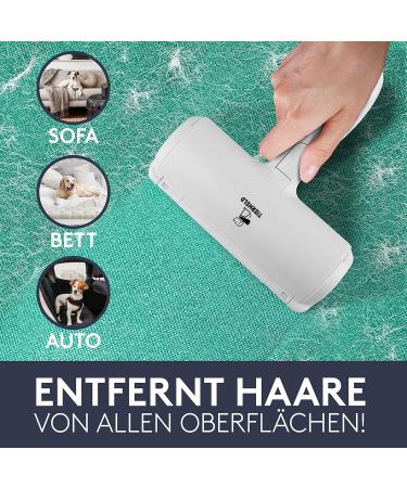 Tierheld Animal Hair Remover - Reusable Lint Roller for Clothing Sofa & Car | Effective Cat & Dog Hair Brush - Buy Online on GoSupps.com