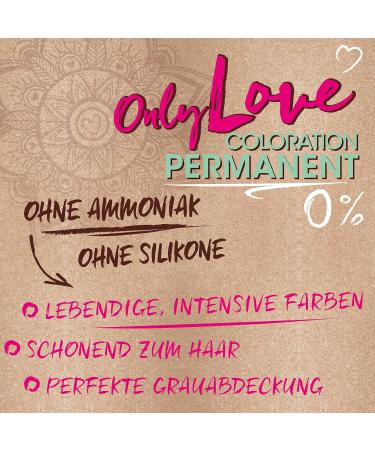 ONLY LOVE 3.65 Dark Chocolate Hair Color | Permanent Gentle Formula for Lively Colors & Perfect Gray Coverage | 143ml - Buy Online on GoSupps.com