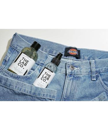 The Lab Co. Denim Care Kit - Non-Bio Laundry Detergent 300ml & Fabric Freshener Mist Spray 150ml - Bergamot Orange & Black Pepper - Buy Online on GoSupps.com