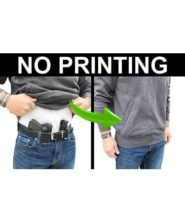 Concealed Carrier Universal IWB Holster for All Firearms | Right-Handed | S&W M&P Shield, 1911, Glock, Sig Sauer | Inside The Waistband - Buy Online on GoSupps.com