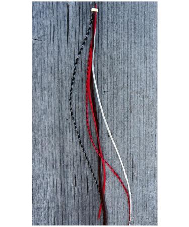 Grizzly Extensions: 5 Single Natural & Red Feather Extensions - Shop Internationally! - Buy Online on GoSupps.com