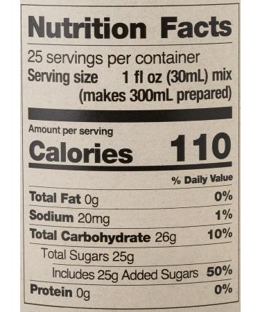 ODK Peach Iced Tea Syrup 750ml - Single - Flavoured Cocktail Syrup - Buy Online on GoSupps.com