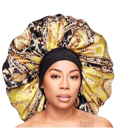 Red by Kiss RoyalLux X Keyshia Cole Wide Brim Reversible Silky Frizz Free Sleep Cap Super Jumbo Luxury