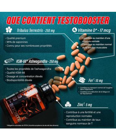 Vitastrong Testosterone Booster 100% Natural and Safe Tablet Made in Italy High Quality for Extreme Increases Testosterone Levels and Muscle Mass - Buy Online on GoSupps.com