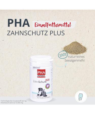 PHA ZahnSchutz Plus: Natural Dental Care Powder for Dogs & Cats - 60g Anti-Tartar Plaque & Bad Breath Solution - Buy Online on GoSupps.com