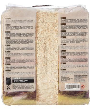 Croci Wood Litter for Rodents - Natural Compostable Super Absorbent Vegetable Litter (15L 1kg) - No Chemicals Smell-Inhibiting - Buy Online on GoSupps.com