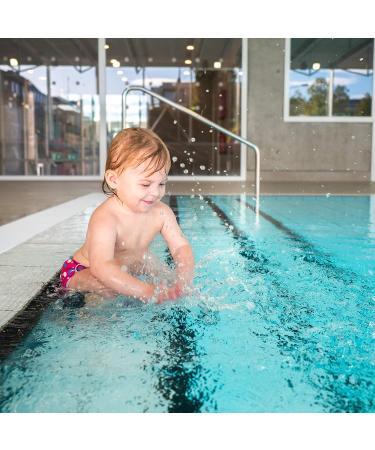 Shop Babyino Reusable Swimming Diaper - Bavarian Pants for Babies & Toddlers (Pink Dolphin) | Adjustable Size 6-18 Months - Buy Online on GoSupps.com