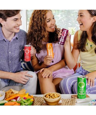 IZZE Sparkling Juice Variety Pack - 12 Count, 8.4 oz Cans (3 Flavors) - Buy Online on GoSupps.com