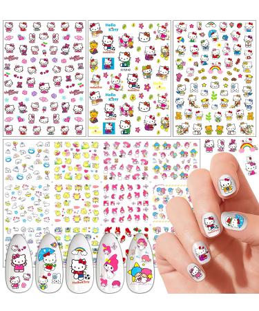 4 Sheets - 468Pcs Nail Art Stickers  Water Transfer Nail Decals for Nail Art  Butterfly Flower Nail Art Stickers Patterns Manicure Tips  Nail Tips DIY Toenails Nail Art Decorations Accessories Decals