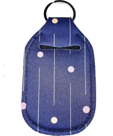 Set of 4 Keychain Sanitizer Bottle Holders - Travel Size Empty Bottles - Perfect Party Favors & Bridesmaids Gifts (Pink & Blue - Buy Online on GoSupps.com