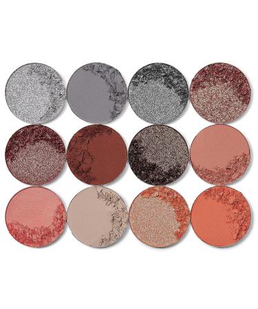 Juvia's Place Corals & Peachy Neutrals Eyeshadow Palette - 12 Shades, Highly Pigmented Professional Eye Makeup - Buy Online on GoSupps.com