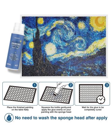 VansyLife Diamond Painting Sealer 120ML - Permanent Hold & Shine Effect - 5D Diamond Painting & Jigsaw Puzzle Glue (4 OZ) - Buy Online on GoSupps.com
